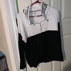 PINK VS half zip sweater